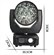 Đèn Moving Head Led Zoom Wash 19x15W 4 in 1 NWIITC 2